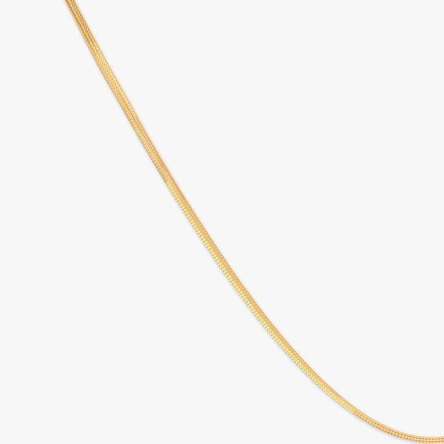 Sleek Stride Gold Chain