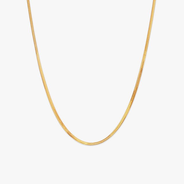Flat Gleam Gold Chain