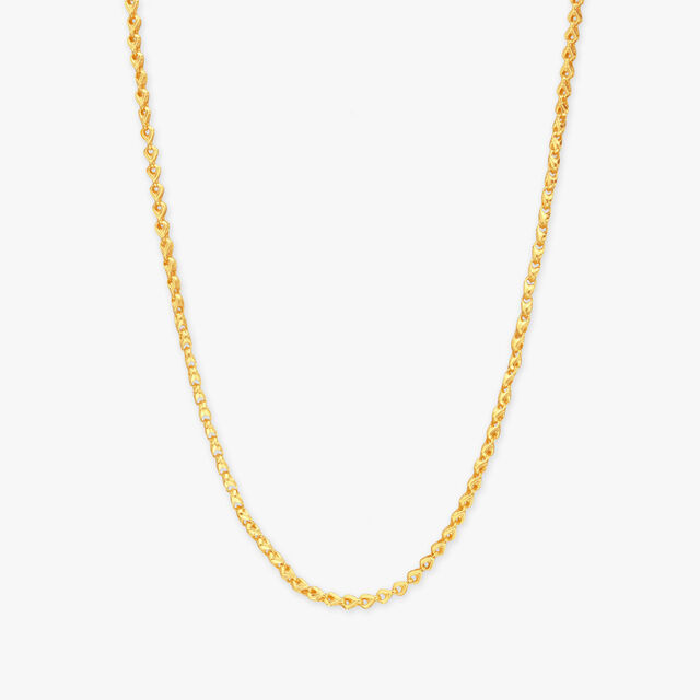 Angular Flow Gold Chain 