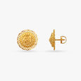 Heritage Circle Gold Stud Earrings 2