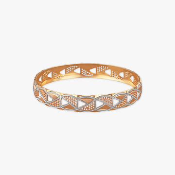 Chic Prism Gold Bangles
