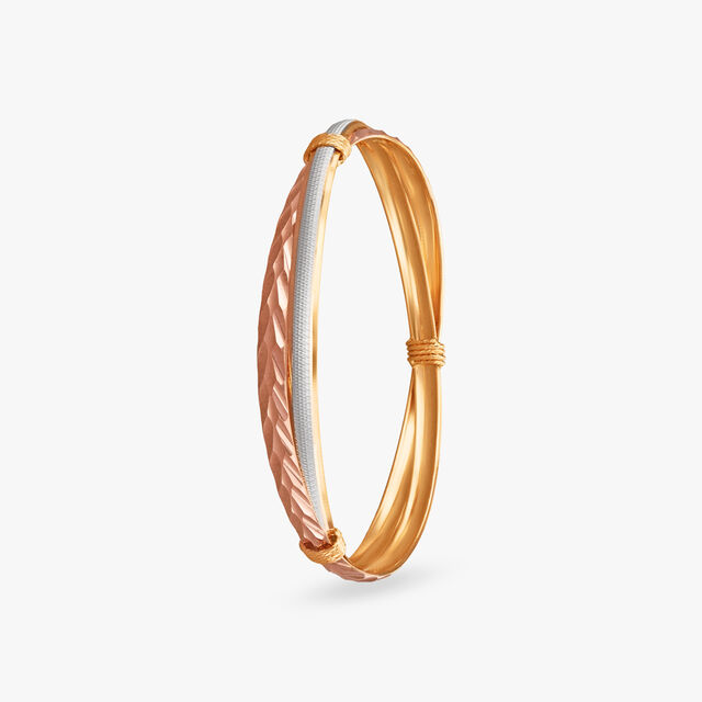 Ornate Grace Gold Bangles 2