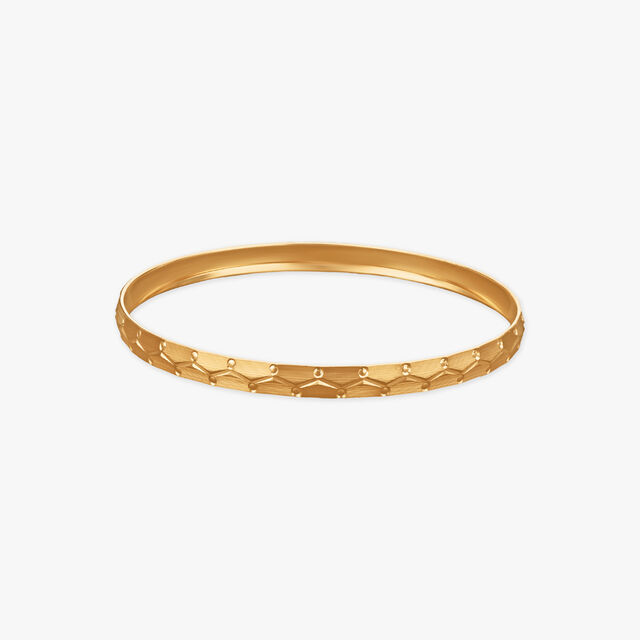 Chic Harmony Gold Bangles