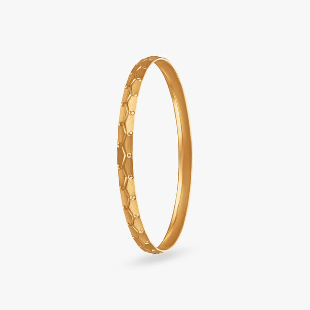Chic Harmony Gold Bangles
