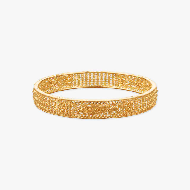 Serein Trace Gold Bangles 