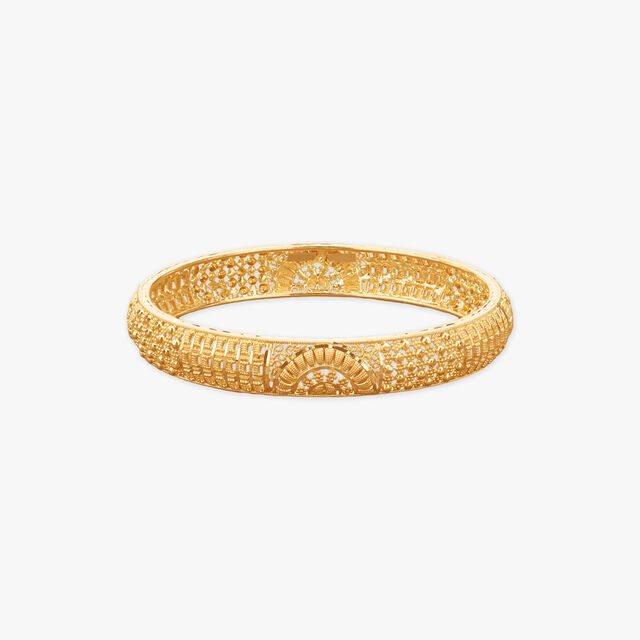 Ethereal Arc Gold Bangles