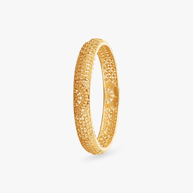 Ethereal Arc Gold Bangles