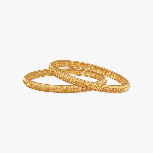 Luma Lace Gold Bangles