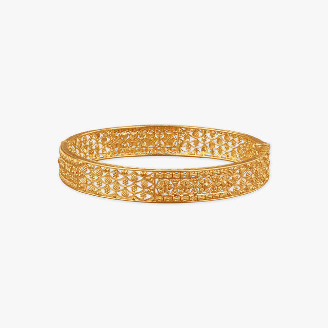 Radiant Arc Gold Bangles 2