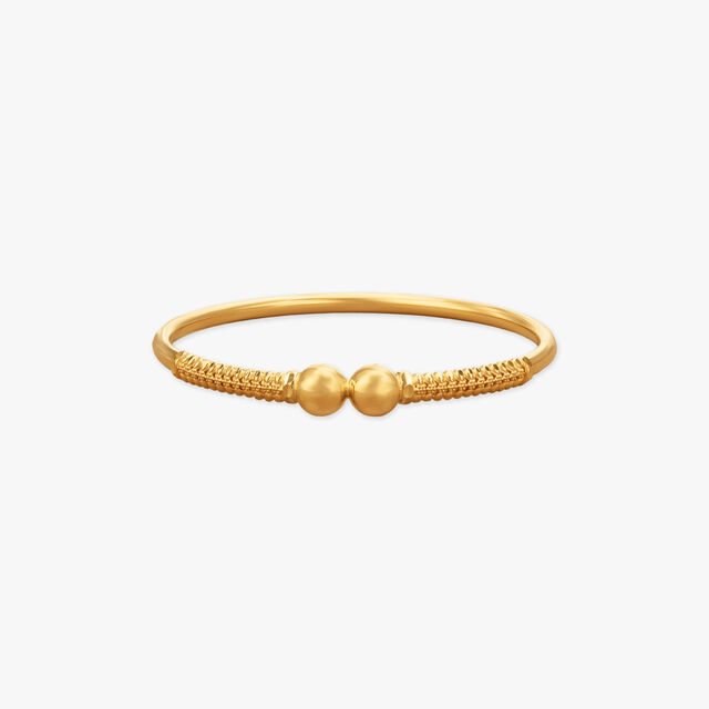 Elegant Sphere Gold Bangles