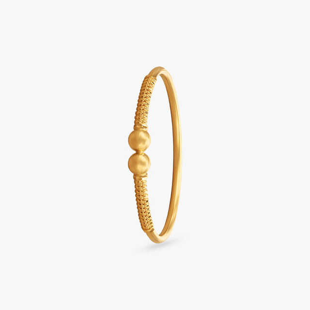 Elegant Sphere Gold Bangles