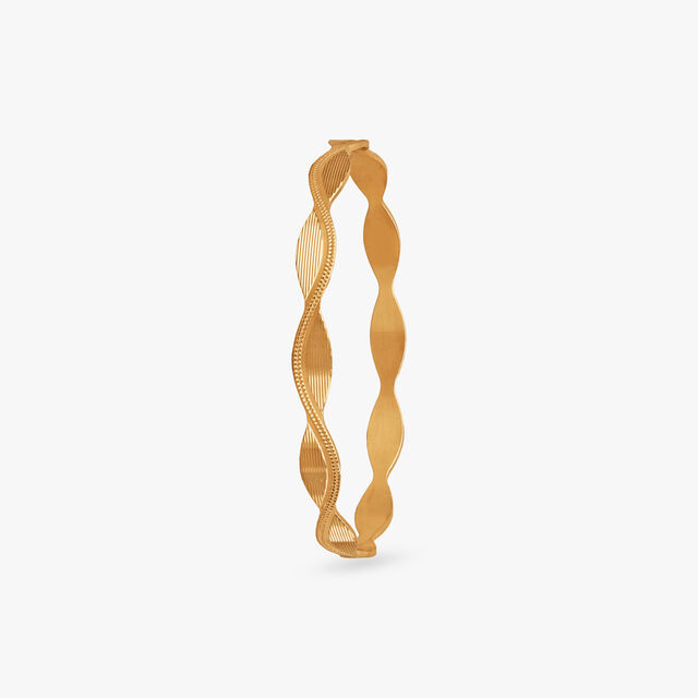 Refined Trace Gold Bangles