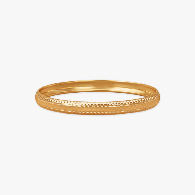 Twined Radiance Gold Bangles