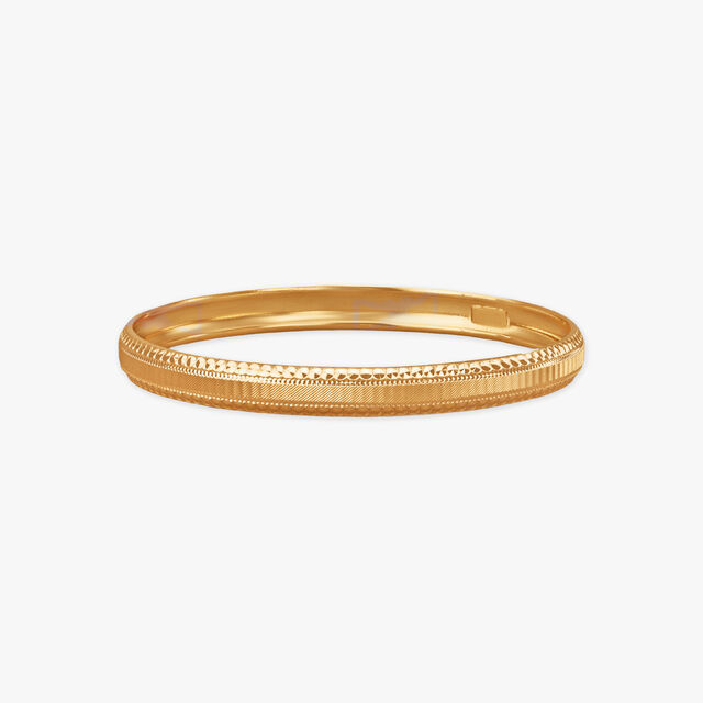 Gilded Contour Gold Bangles