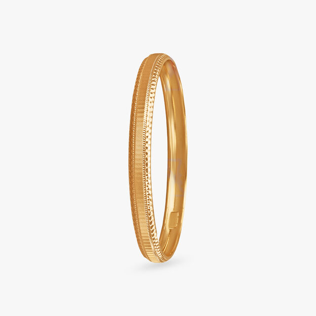Gilded Contour Gold Bangles