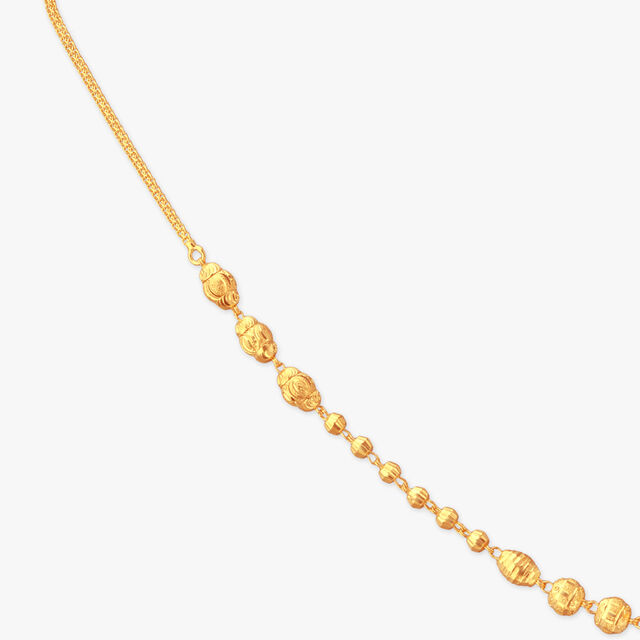 Textured Bead Grace Gold Chain