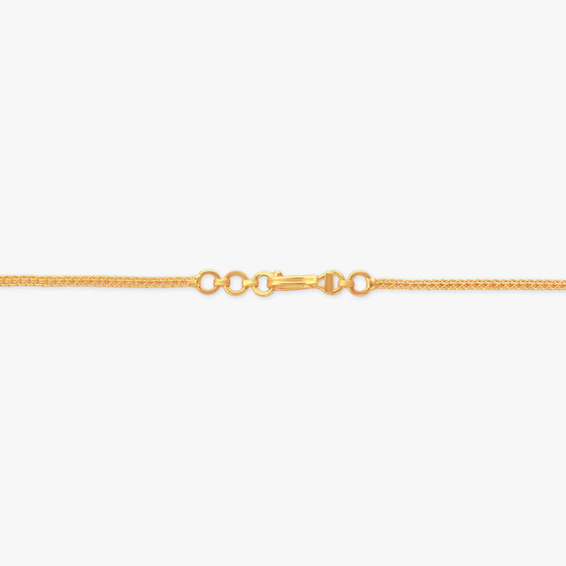 Textured Bead Grace Gold Chain