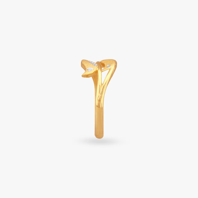 Leaf Wrap Gold Ring