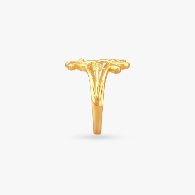 Blossom Vine Gold Ring