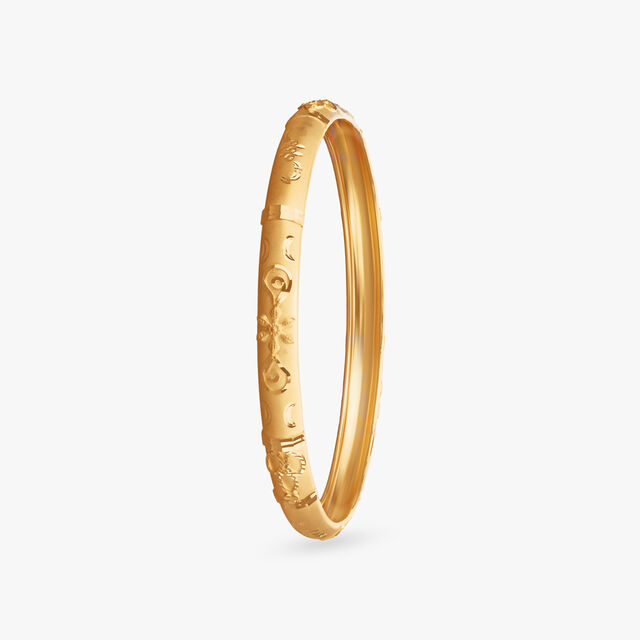 Lustrous Path Gold Bangles