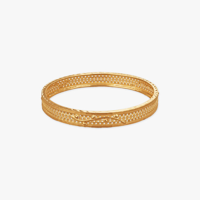 Radiant Gleam Gold Bangles
