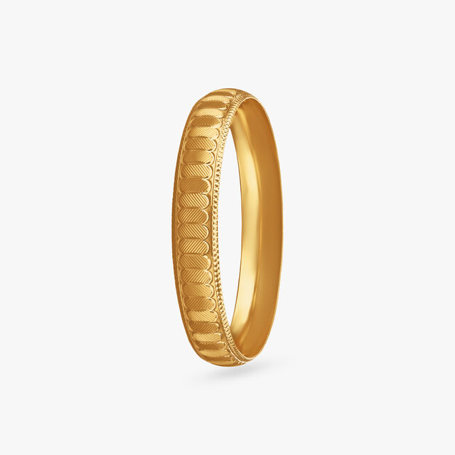 Royal Crest Gold Bangle 2