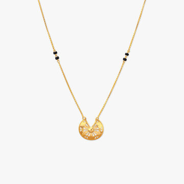 Radiant Arc Gold Mangalsutra
