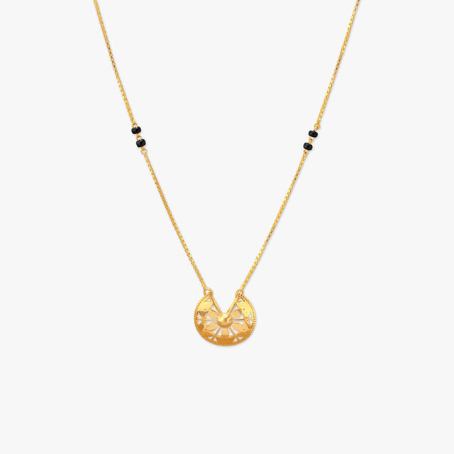 Radiant Arc Gold Mangalsutra