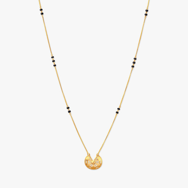 Radiant Arc Gold Mangalsutra