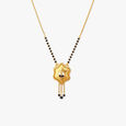 Etched Aura Gold Mangalsutra 