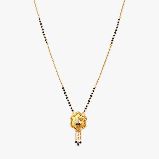 Etched Aura Gold Mangalsutra 2