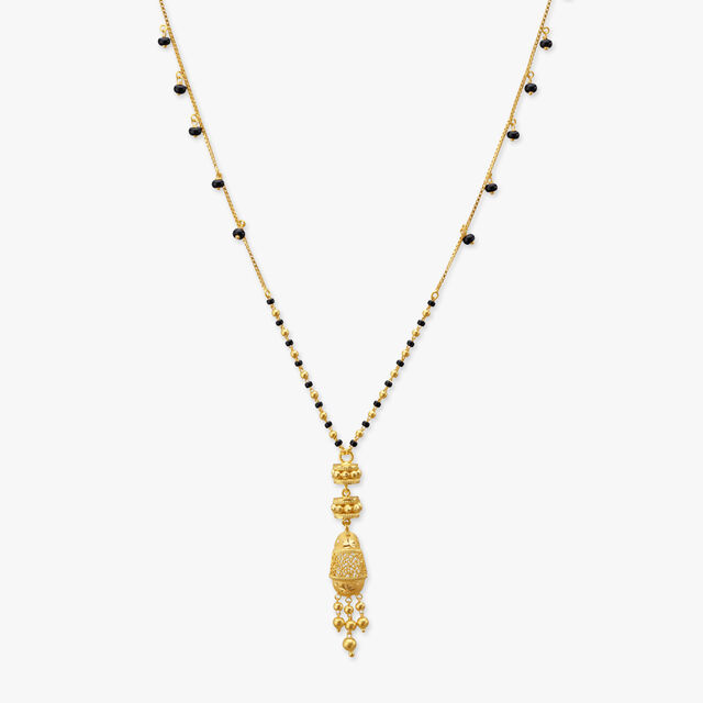 Ornate Ghunghroo Gold Mangalsutra 2
