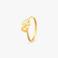 Tranquillity Twist Gold Ring 