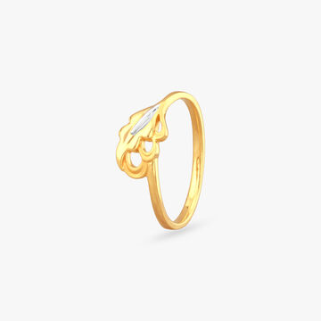 Tranquillity Twist Gold Ring