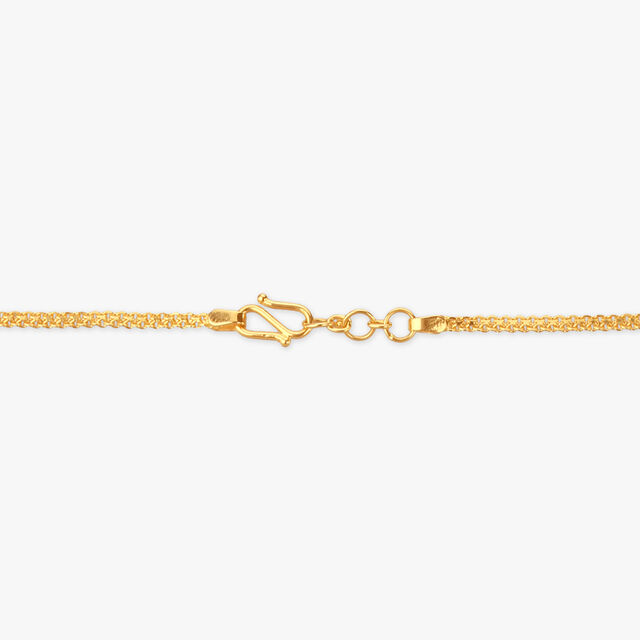 Floral Flame Gold Necklace