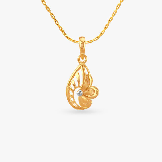 Petal Whisper Gold Pendant 