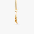Flow Form Gold Pendant 2