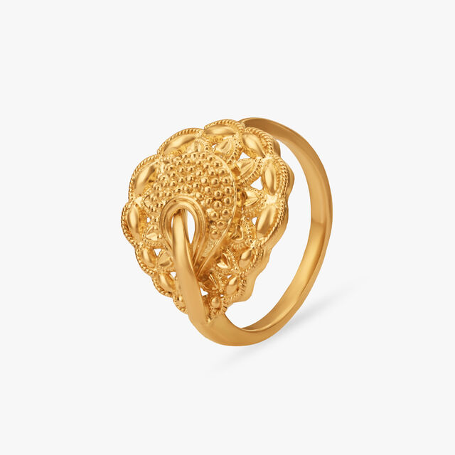 Tanishq 22KT Gold Finger Ring