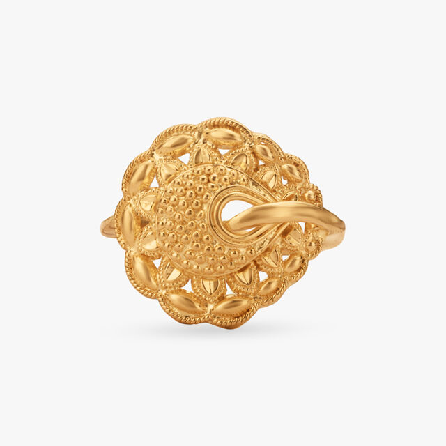 Tanishq 22KT Gold Finger Ring