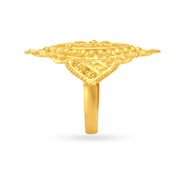 Antique Oval Gold Finger Ring 3