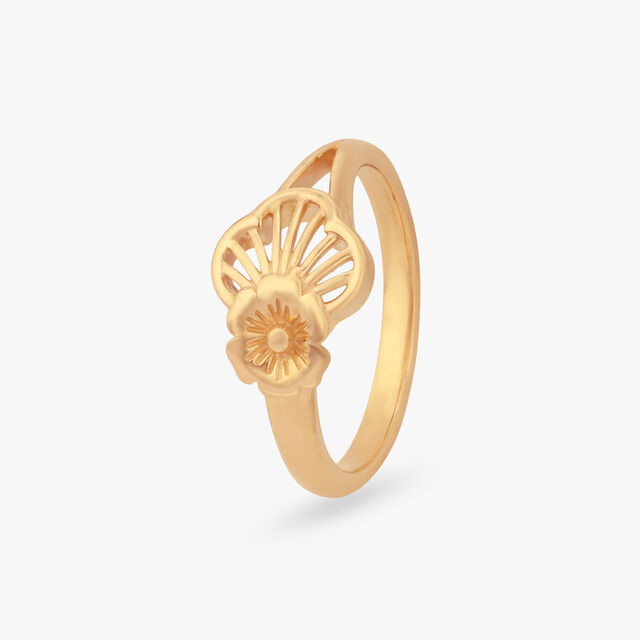 Bloom Fan Gold Ring