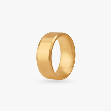 Sovereign Band Gold Ring for Men