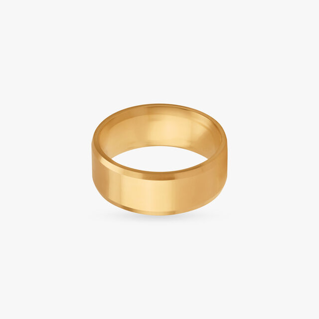 Sovereign Band Gold Ring for Men