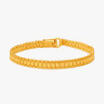 Alluring Gold Link Bracelet for Men,,hi-res 