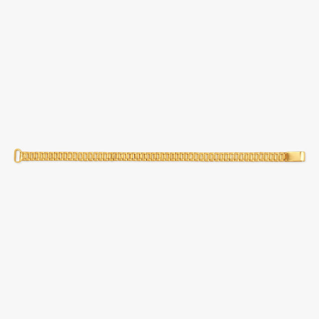Alluring Gold Link Bracelet for Men,,hi-res 2