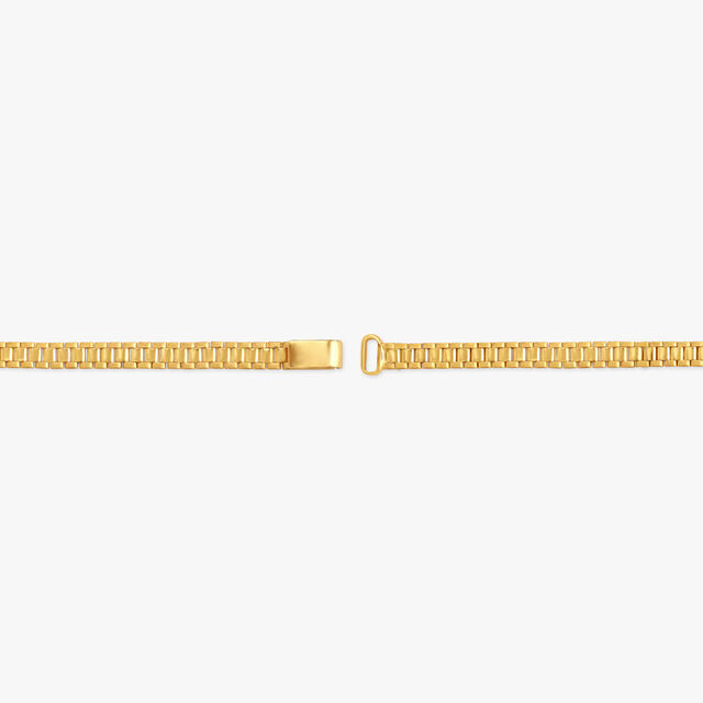 Alluring Gold Link Bracelet for Men,,hi-res 3