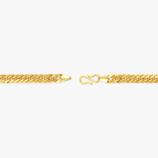 Om Engraved Gold Bracelet For Men,,hi-res