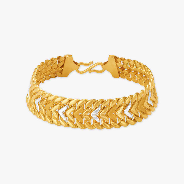 Striking Broad Bracelet for Men,,hi-res