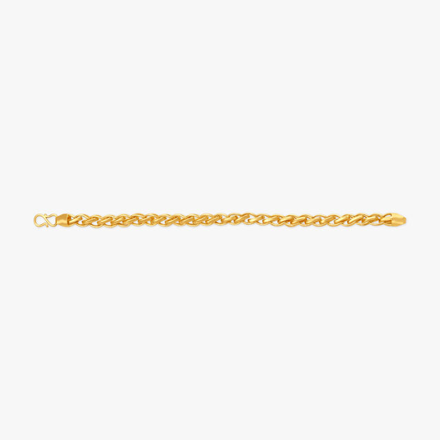 Unique Style Link Gold Bracelet For Men