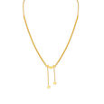 Breathtaking Star and Moon Pattern Gold Chain for Kids 